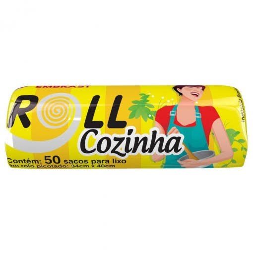 SACOS LIXO COZINHA 34X40 C/50