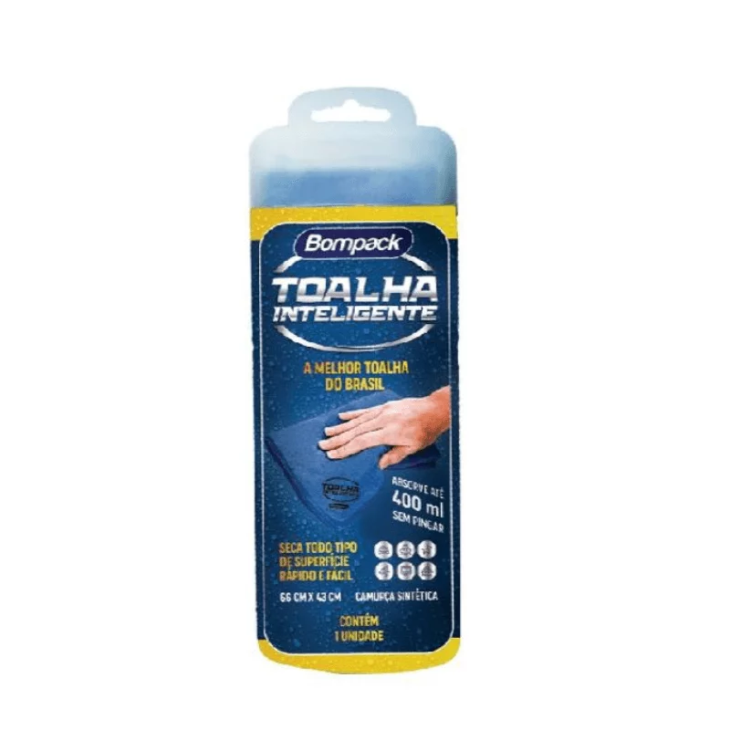TOALHA INTELIGENTE 1 UNIDADE BOMPACK