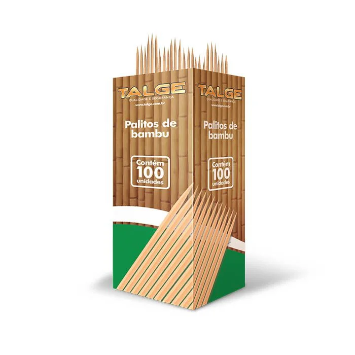 ESPETO DENTAL DE BAMBU 100 UNIDADES TALGE
