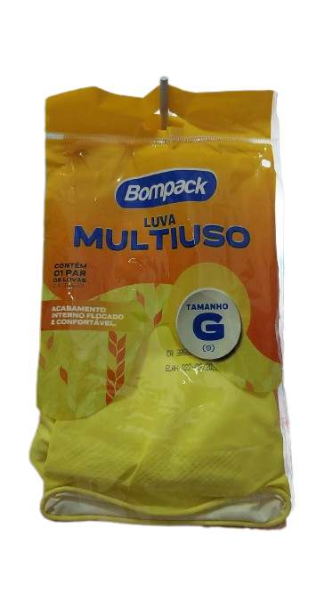 LUVA MULTIUSO TAMANHO G 1 PAR BOMPACK