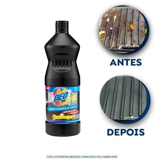 LIMPA CHAPA E GRILL 750ML