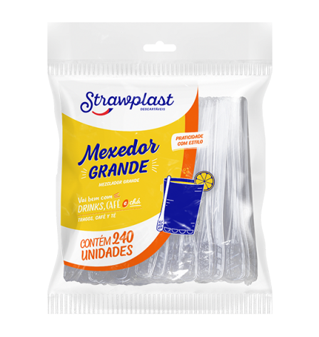 MEXEDOR GRANDE STRAWPLAST 240 UNIDADES