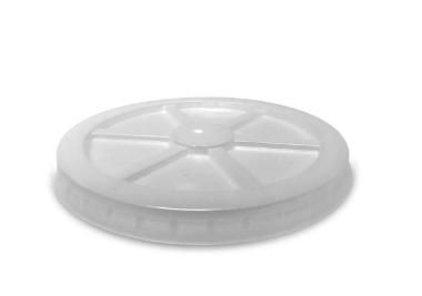 TAMPA PLASTICA DESCARTÁVEL TRANSPARENTE