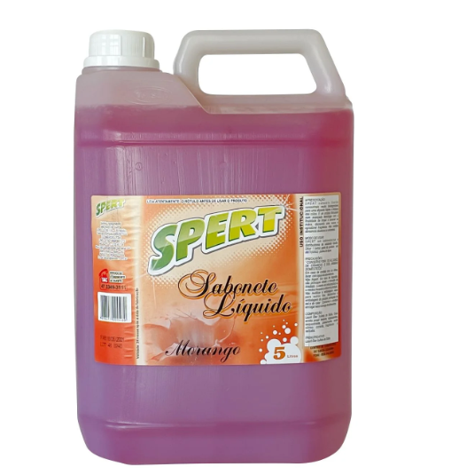SABONETE LÍQUIDO CREMOSO MORANGO SPERT 5 LITROS