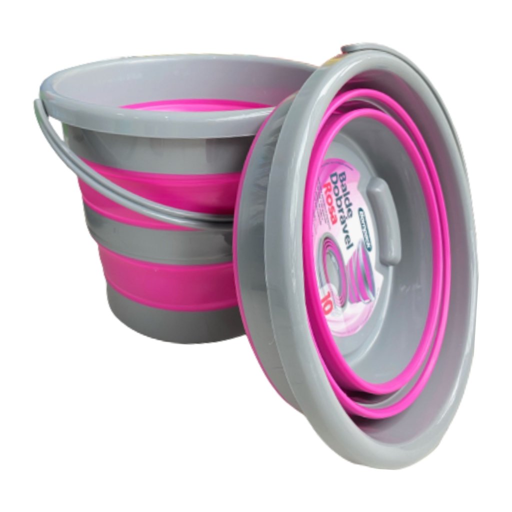 BALDE DOBRÁVEL BOMPACK ROSA 10L