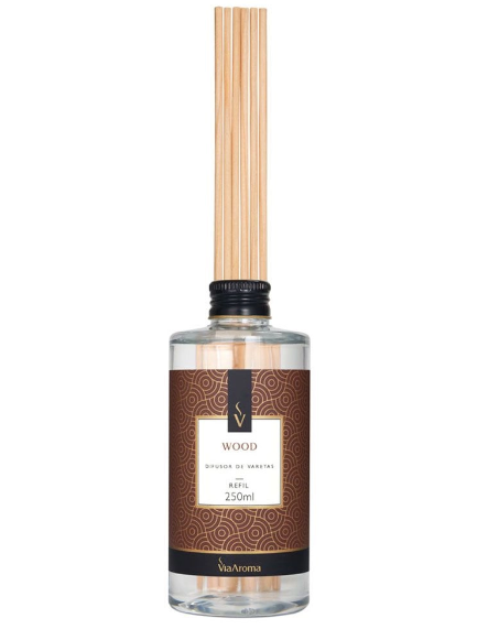DIFUSOR DE VARETAS VIA AROMA WOOD 250ML