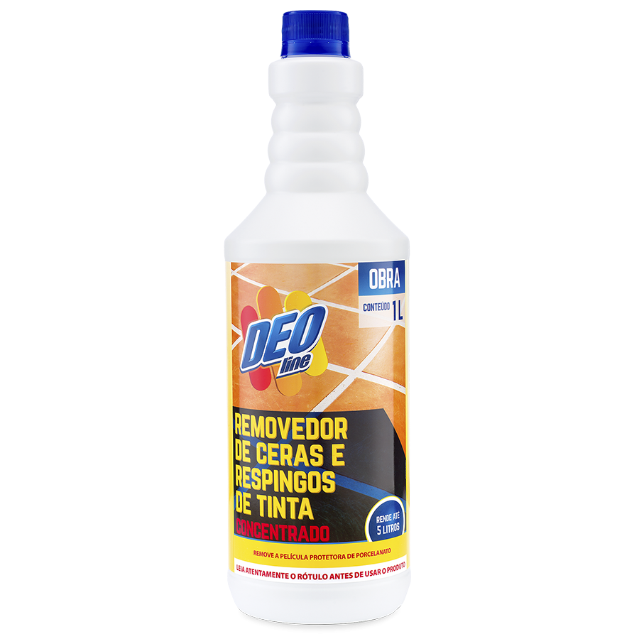 REMOVEDOR DE CERAS E RESPINGOS DE TINTA – CONCENTRADO 1L DEOLINE 