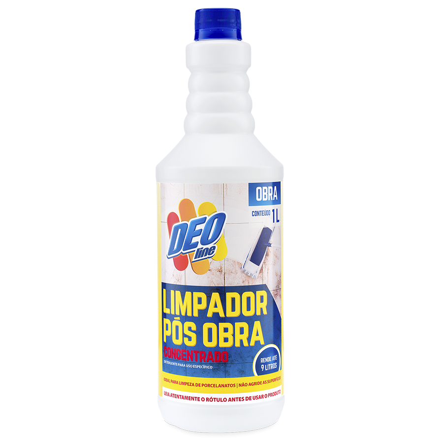 LIMPADOR PÓS-OBRA – CONCENTRADO 1L DEOLINE