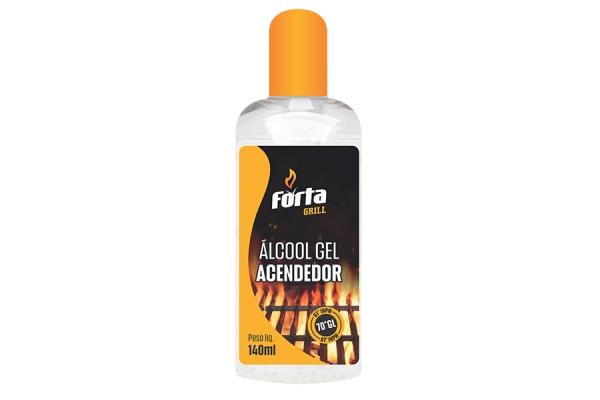 Álcool Gel Acendedor Forta Grill 140ml