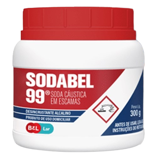 Soda Cáustica em Escamas Sodabel 99 300G