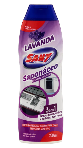 Saponáceo Cremoso Multiuso 250ml Lavanda Sany Mix