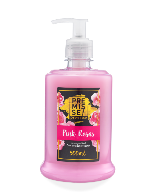 SABONETE PINK ROSAS 500ML PREMISSE