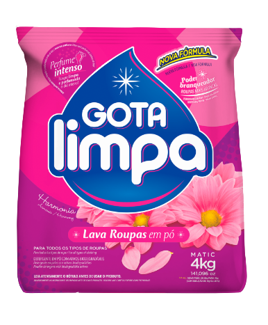 SABÃO EM PÓ GOTA LIMPA HARMONIA 4kg