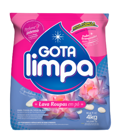 SABÃO EM PÓ GOTA LIMPA EQUILIBRIO 4kg