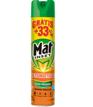 Inseticida Aerosol Tradicional Mat Inset 400Ml