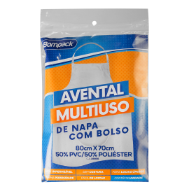 AVENTAL MULTIUSO DE NAPA COM BOLSO 