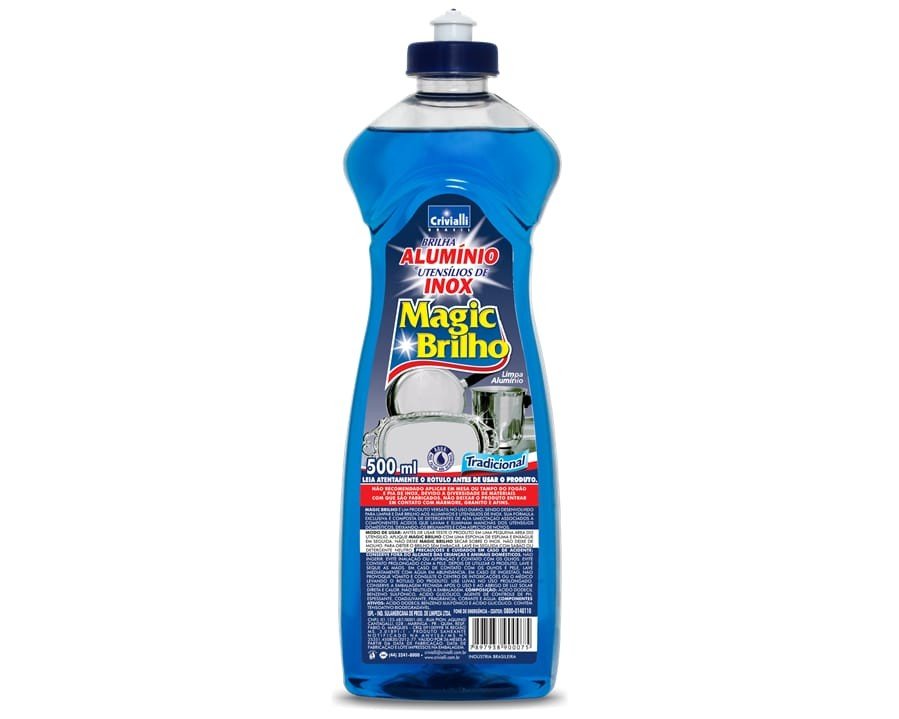 MAGIC BRILHO EM INOX E ALUMINIO 500ML 