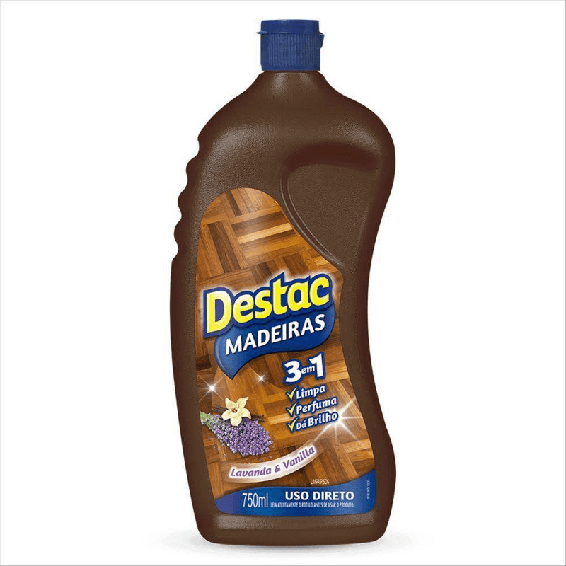 CERA LIMPA PISO MADEIRA DESTAC 750ML