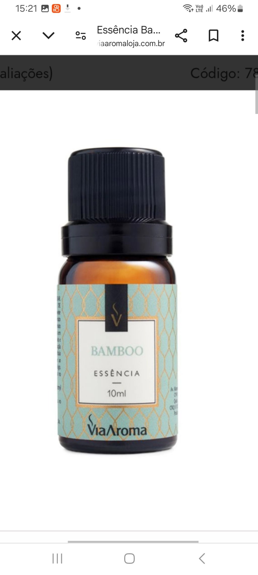 Essencia bamboo 10 ml