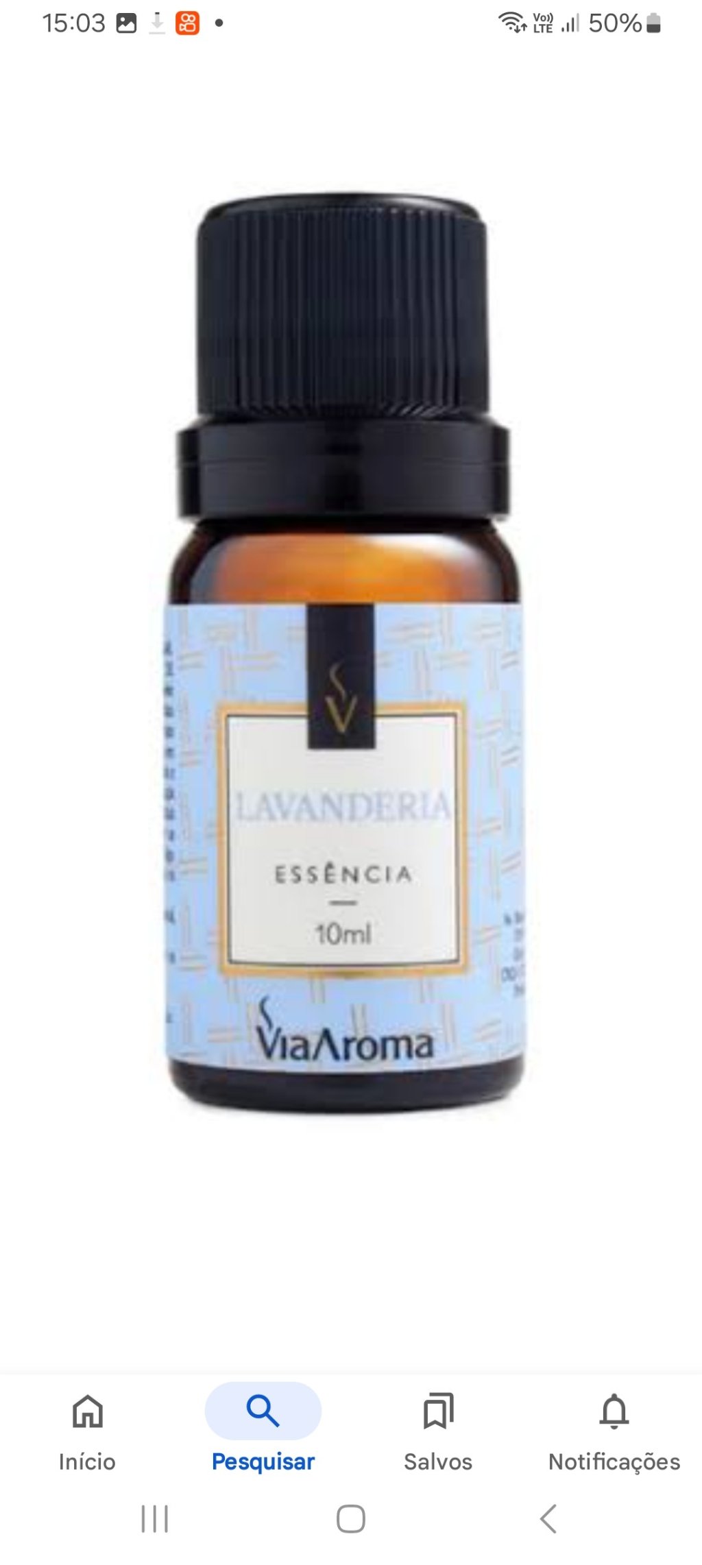 Essencia lavanderia via aroma