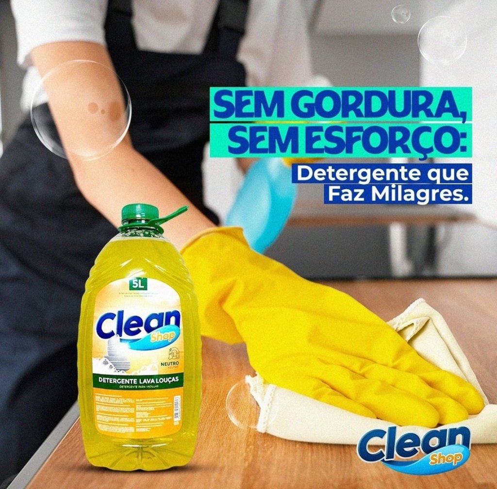DETERGENTE NEUTRO 5L CLEAN SHOP