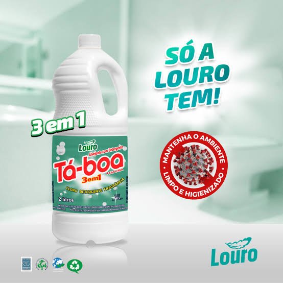 Tá boa alvejante com detergente 3 em 1. 2L