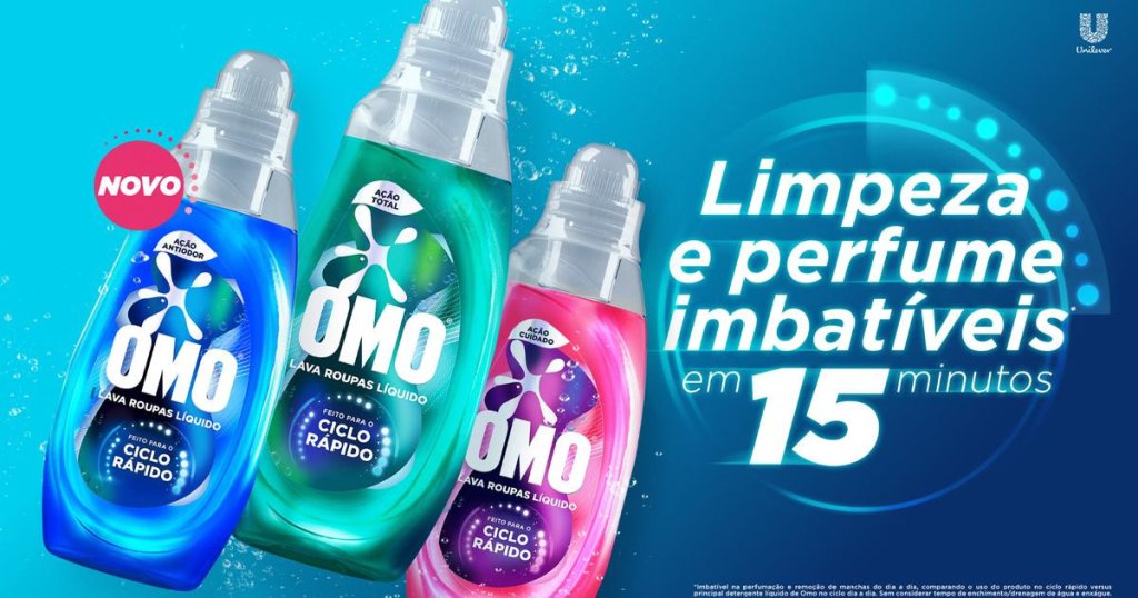 LAVA ROUPAS OMO 750ML FRAGANCIAS