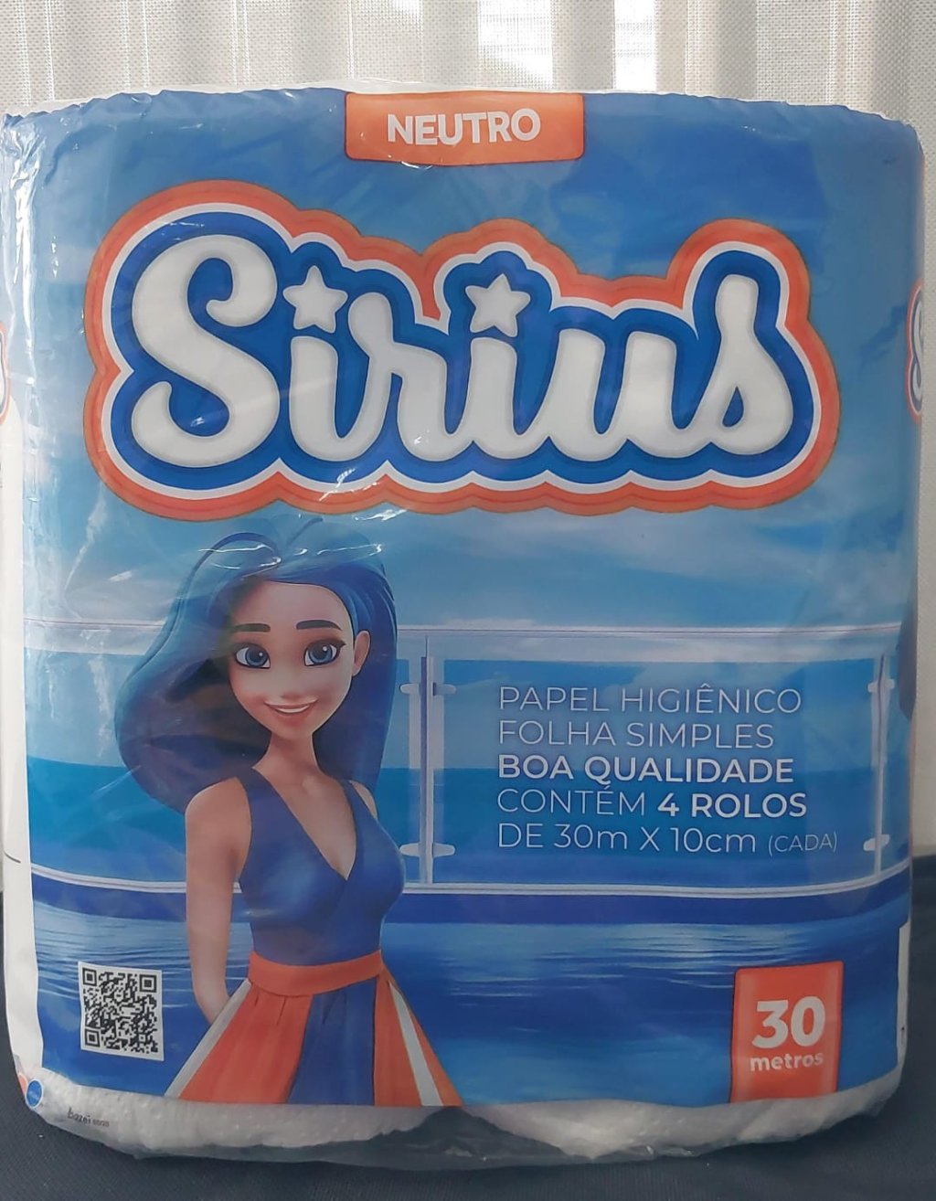 PAPEL HIGIÊNICO SIRIUS 4und.X30mt