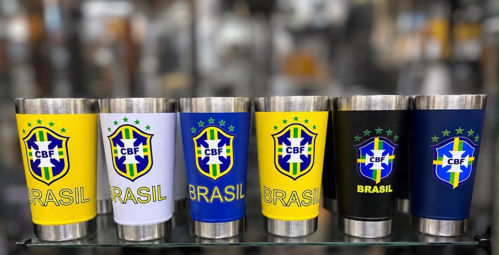 Copo Térmico 473ml Brasil 