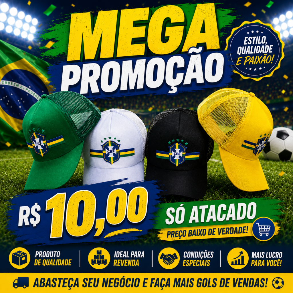 Boné Brasil CBF