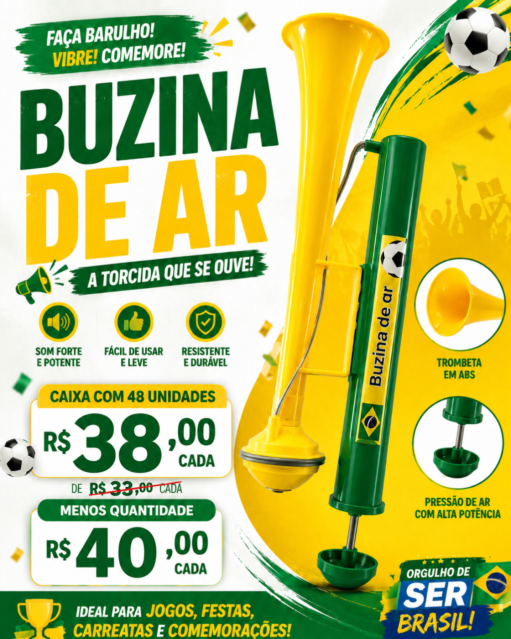 CORNETA VUVUZELA