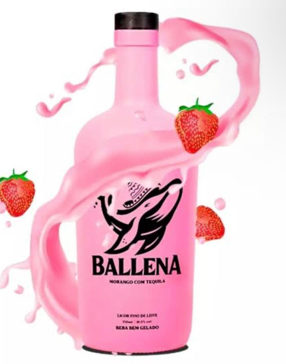 Licor Ballena Morango 750ml