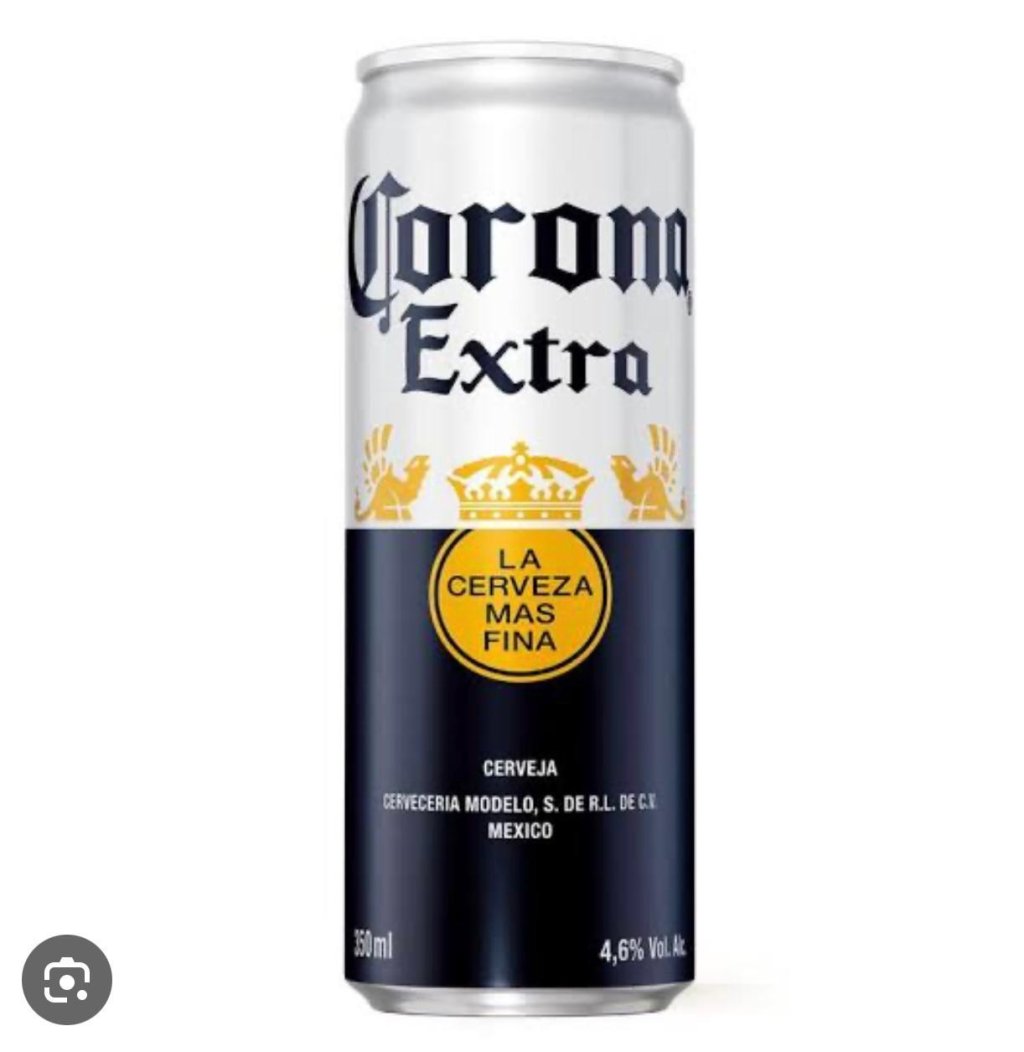 CERVEJA CORONA EXTRA  LATA SLEEK 350ML