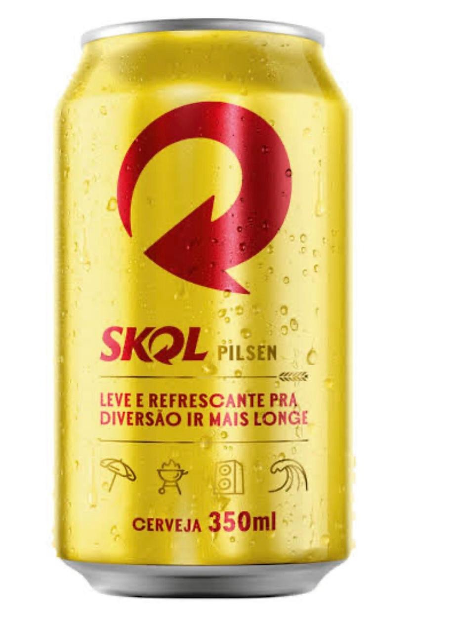 Cerveja Skol Lata 350 Ml