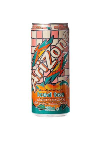 Chá Preto Gelado Sabor Pêssego Arizona - 290ml