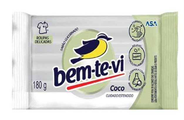 Sabão Bemtevi Barra Coco