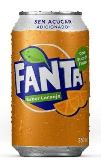 Fanta Laranja Sem Acucar Lata 350ml