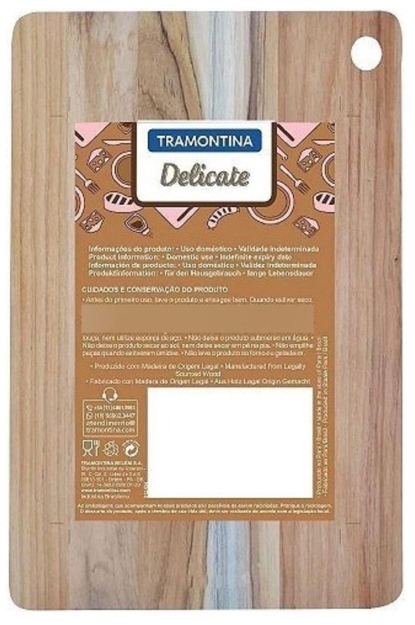 Tabua De Corte Tramontina Dedicate Retangular Madeira Jatoba