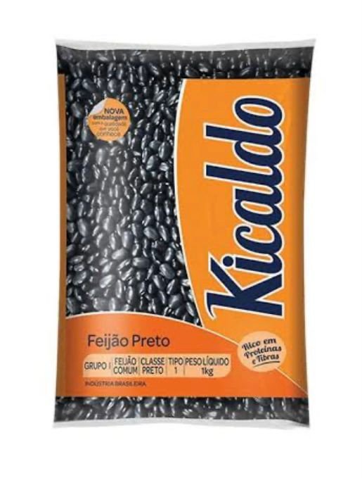 Feijao Preto Kicaldo 1kg