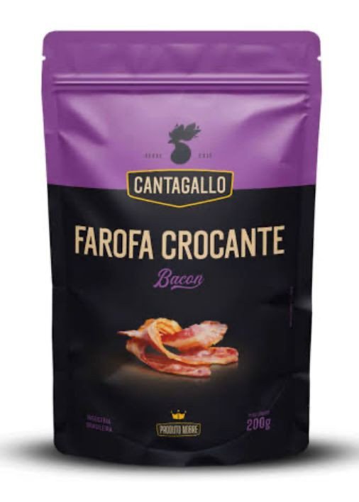 Farofa Crocante De Bacon 200g Cantagallo