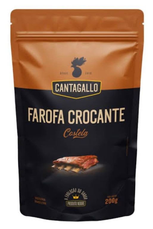 Farofa Crocante De Costela 200g Cantagallo