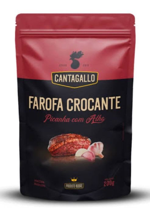 Farofa Crocante De Picanha Com Alho 200g Cantagallo