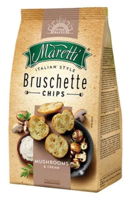 Bruschetta Bul Maretti Mushroons & Cream 85g - Und