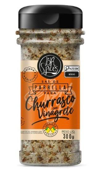 Br Spices Sal De Parrilla C/vinagr Pote 300g