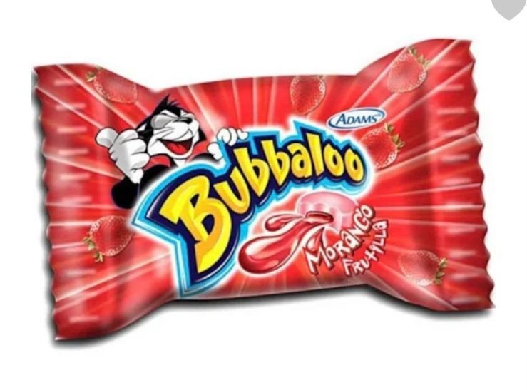 Bubbaloo Chiclete Morango