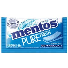 Mentos Chiclete Pure 3+ Mint 8,5g