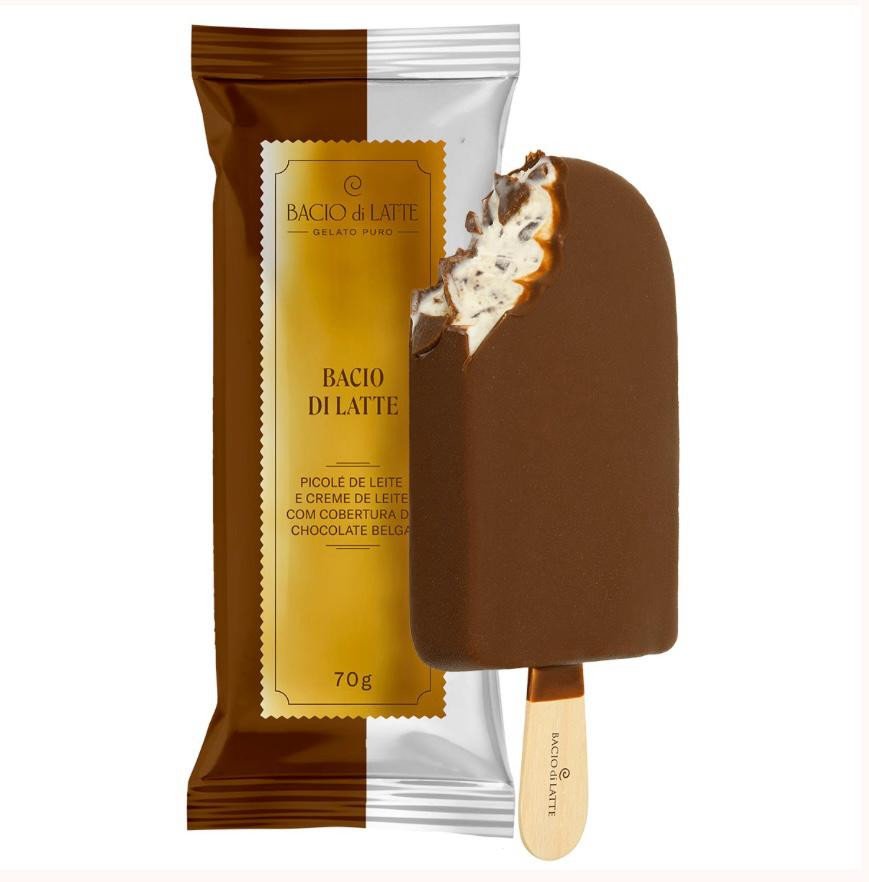 PICOLE GELATO BACIO LATTE 70G COB BACIO LATTE
