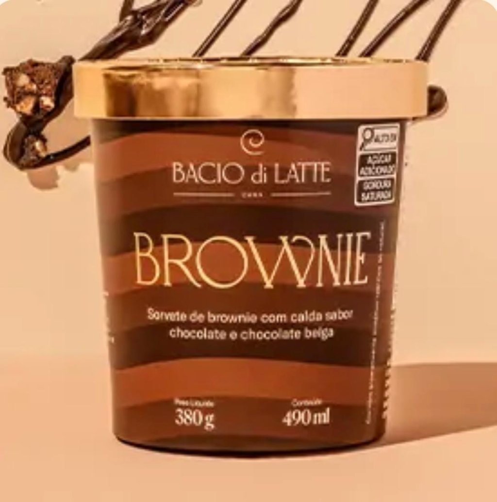 POTE GELATO BACIO DI LATTE 490ML BROWNIE