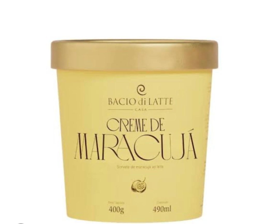 Pote Gelato Bacio Di Latte 490ml Maracuja
