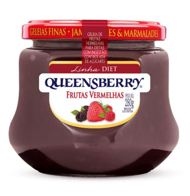 Geleia Queens Diet Frutas Vermelhas 280g